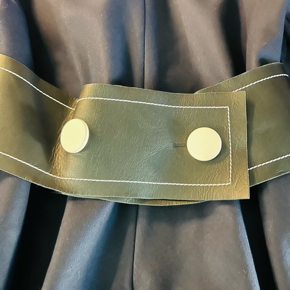 EDUN WOMEN’S NAVY WOOL MID LENGTH COAT SIZE MEDIUM - Picture 9 of 15